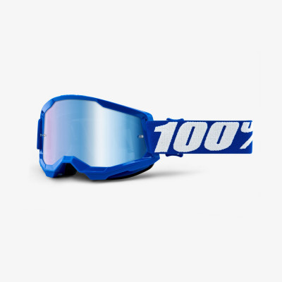 Máscara bicicleta 100% STRATA 2 Goggle Blue - Mirror Blue Lens