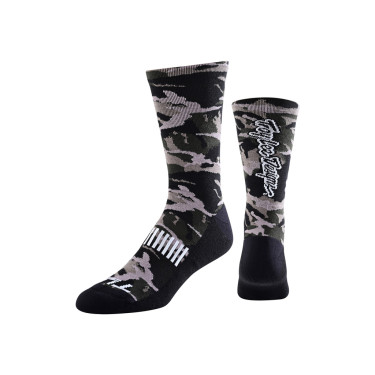 Calcetines ciclismo Troy Lee Performance Camo Signature negro s23