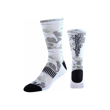 Calcetines ciclismo Troy Lee Performance Camo Signature blanco s23