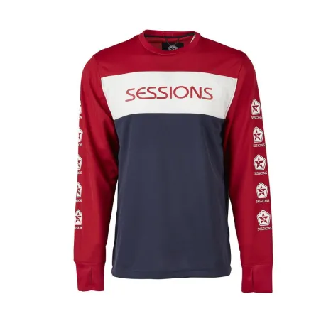 Sessions M Roost Riding Jersey Deep Red | LaRider Shop