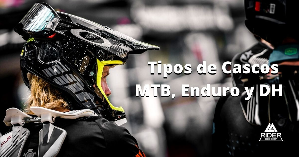 acceso Vandalir tarifa Tipos de cascos para bicicleta mtb, enduro y descenso - LaRiderShop Vielha